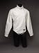 Sporting Goods : Mens Right Handed Deluxe cotton foil/epee/sabre front zip fencing jacket