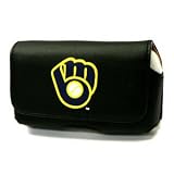 Milwaukee Brewers Baseball Cell Phone Case with Magnetic closure and Belt Loops with Free Lanyard Set.