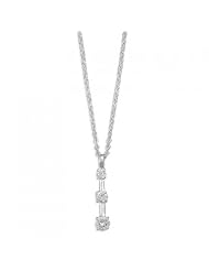 MMA Silver - 16 inch 3/4/5mm Graduated CZ Necklace