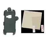Swivel Belt Clip Holster for LG Rumor Scoop LX260 - (Bundled with Universal Screen Protector Kit)