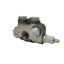 Prince 20I2J Hydraulic Directional Control Valve Inlet Section, Adjustable Port Relief 2201-3000 psi, Cast Iron, #12 SAE