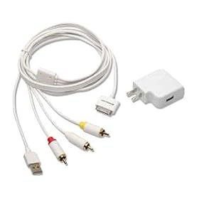 Iogear GIPODAVC6 Composite A V Cable Adapter. COMPOSITE AV CABLE WITH CHARGE & SYNC FOR IPHONE IPOD A V. Composite6... by 