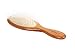 Ultra Flex Detangling Hair Brush | Style & Detangle Hair Brush | 100% Ultra Flex Nylon Pin | Pure Bamboo Handle | Medium Oval | Dark Finish | Model 828 - DB
