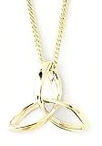  : 14k Yellow Gold Triquetra Pendant by Bob Siemon, 18'