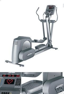 Life Fitness 95xi Elliptical Cross Trainer with LCD Tv Attached