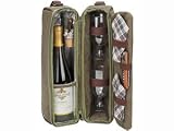 Picnic at Ascot 133WO Ivy Collection Sunset Wine Carrier 14.25-in.