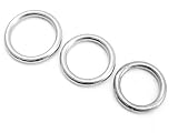 M2m Cock Ring, Metal, Regular, 3 Piece Set, Chrome