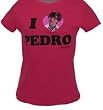 Napoleon Dynamite I Love Pedro juniors babydoll shirt Rose