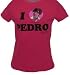 Napoleon Dynamite I Love Pedro juniors babydoll shirt Rose