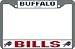 Buffalo Bills Chrome License Plate Frame - SET OF 6 - Sports Merchandise Image