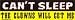 Cannot sleep - The clowns will get me bumper sticker