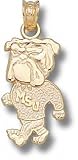 Mississippi State Bulldogs Solid 10K Gold Bulldog Pendant