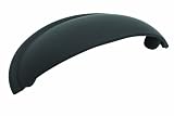Amerock BP53019-FB Metal Finishes Cup Pull Flat Black, 2-1/2-Inch Center to Center