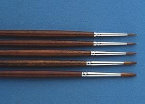 Childrens Toyshop  Toys : Camel Hair Line Brushes (Set/5)