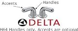 Innovations Roman Tub Faucet Lever Handle Base Set Finish: Chrome