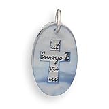 "May Faith Always by your Guide" Tag with Blue Shell