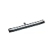 Carlisle 36324C00 Curved End Rubber Squeegee with Metal Frame, 24" Diameter, Black