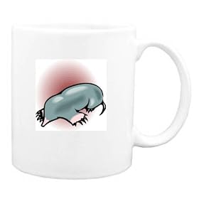 Mug with blind, subterranean, rodent, gray, mole by Blinds