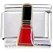 Red Nail Polish Bottle Italian Charm