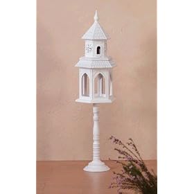 Victorian Birdhouse Birdfeeder on Stand by WGC