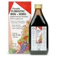 Flora Floravital Iron and Herbs, 17oz (Pack of 2)