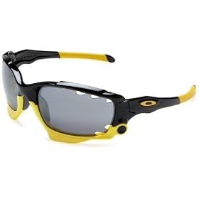 lunettes soleil guess by marciano Oakley Livestrong Jawbone - Lunettes de soleil homme - Polished Black / Black Iridium/Yellow