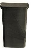 YAFFA/BASIC LINE 303BLK, 47 QT.W/BASKET W/LID, Case of 8