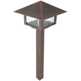 Moonrays 95811 Emerson Style Low Voltage Metal Path Light, 10-Watt Lamp