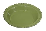 Chantal Ceramic Pie Dish 9-Inch, Glossy Garden Green