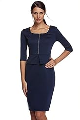 Square Neck Peplum Fitted Bodycon Dress/Evening Dress/Prom Dress/Wedding Party Dress 