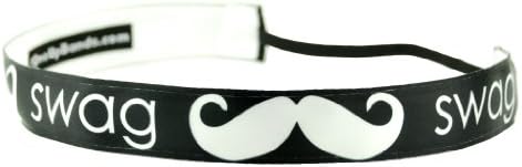 One Up Bands Women's Mustache Swag One Size Fits Most