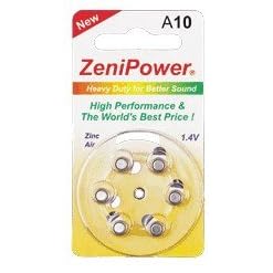 Zenipower Hearing Aid Battery Size 10