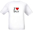I LOVE SPLIT - City-series - White T-shirt