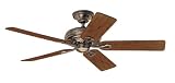 Hunter 20512 Savoy 52-Inch Five-Blade Ceiling Fan, Amber Bronze