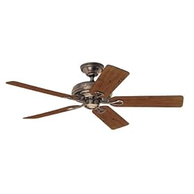 Hunter 20512 Savoy 52-Inch Five-Blade Ceiling Fan, Amber Bronze by Hunter Fan Company
