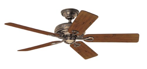 Hunter 20512 Savoy 52-Inch Five-Blade Ceiling Fan, Amber Bronze