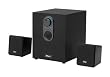 Trust SP-3150 - Pack de altavoces 2.1 (15W RMS, Subwoofer en madera, 3 a�os garantia) Color negro