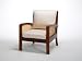 Outdoor Living : Hurlingham Wooden Sofa Armchair