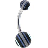 DOEJOE Stripe Belly Button Ring