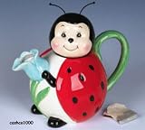 Adorable Ladybug Teapot For Kitchen Decor Or Home Decor