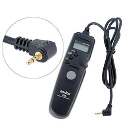 Godox EZB-C1 Digital Timer Remote for Canon SLD Cameras (Black) + Worldwide free shiping