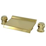 Kingston Brass KS2242AR Polished Brass Milano Milano Collection Double Handle 12 to 20 Widespread