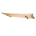 Atlas Zen Concave Shelf Kit - Beech/ Silvertone (24x8")