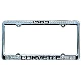 1982 Corvette Chrome License Plate Frame by Chevrolet