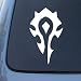 WORLD OF WARCRAFT HORDE PVP - WOW - Vinyl Car Decal Sticker #1902 | Vinyl Color: Whit...