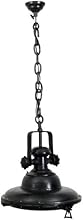 Vandeheg 113008 Lampe suspendue industrielle noir perl&eacute; 45 x 150 cm