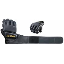Harbinger 320 Bag Glove WristWrap (Black)