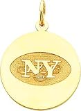 14K Gold NFL New York Jets Logo Charm