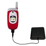 Emergency AA Battery Charge Extender for the LG UX5000 - Gomadic Brand w/ TipExchange Technology
