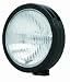 SlimLite Fog Light 6 in. Round Clear Lens Black Housing 100 Watts Single Light